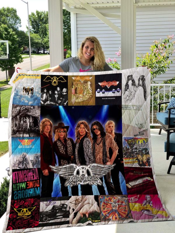 Aerosmith Quilt Blanket