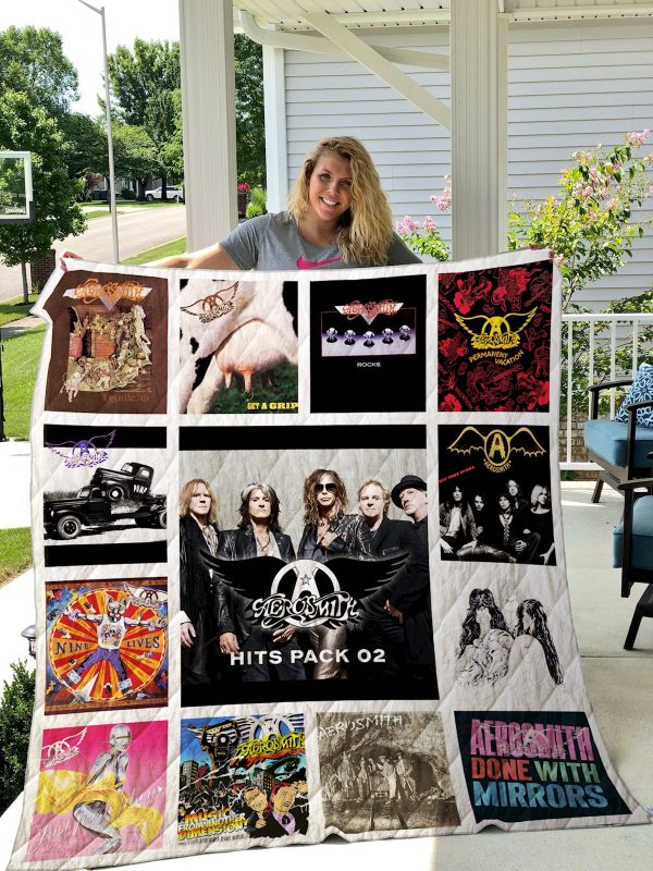 Aerosmith Quilt Blanket Ver 4