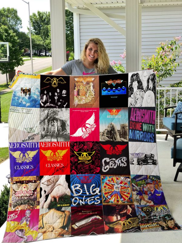 Aerosmith Quilt Blanket Ver 2