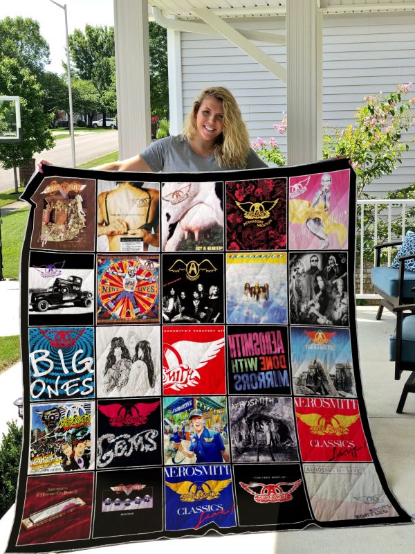 Aerosmith Quilt Blanket Ver 1