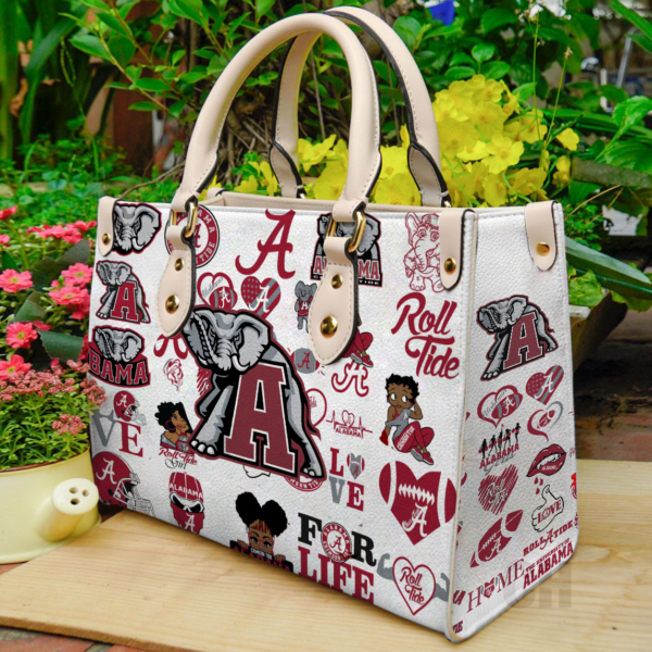 Alabama Crimson Tide Leather Handbag 1