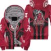 Alabama Crimson Tide Fleece Zipper Hoodie 1