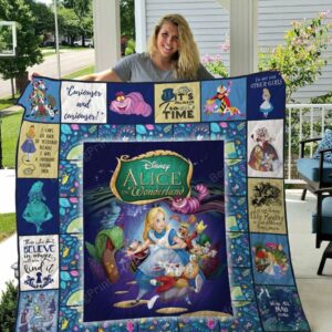 Alice In Wonderland Quilt Blanket 2