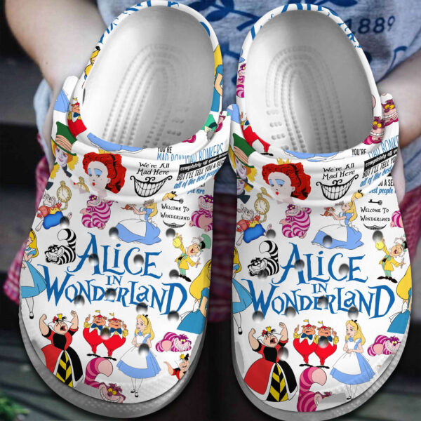 Alice In Wonderland Crocs 3
