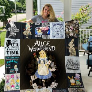 Alice In Wonderland Quilt Blanket 3
