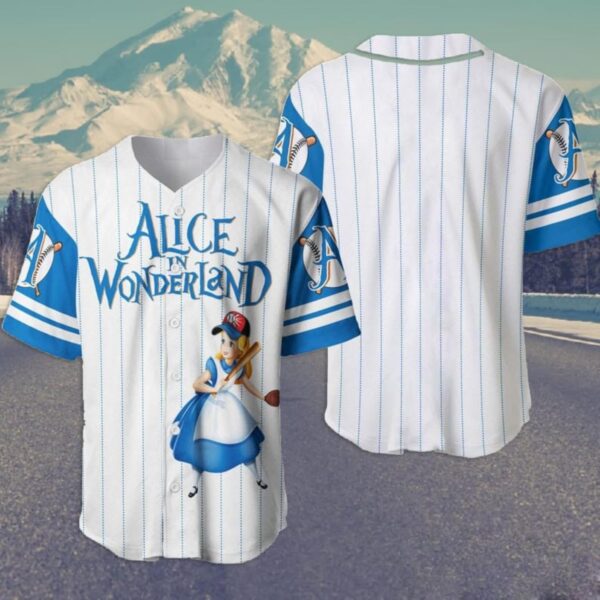 Alice In Wonderland Baseball Jersey