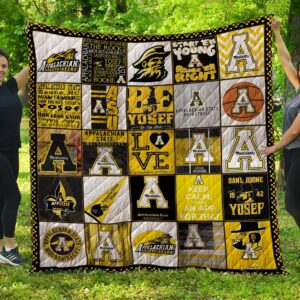Appalachian State Mountaineers Quilt Blanket 2