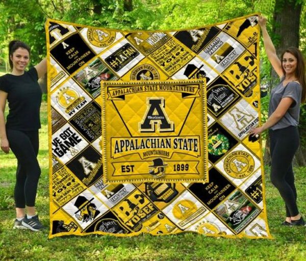 Appalachian State Mountaineers Quilt Blanket