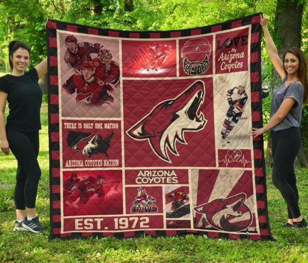 Arizona Coyotes Quilt Blanket 2