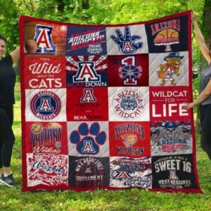 Arizona Wildcats Quilt Blanket 2