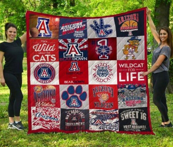 Arizona Wildcats Quilt Blanket 2