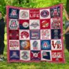 Arizona Wildcats Quilt Blanket 1