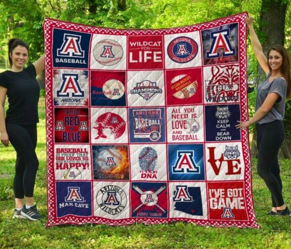 Arizona Wildcats Quilt Blanket 1