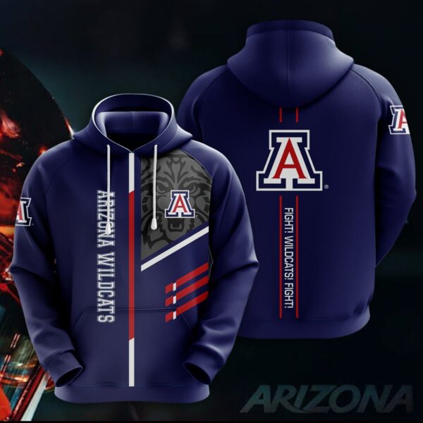 Arizona Wildcats Hoodie Zip Hoodie 3D