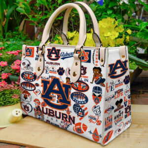 Auburn Tigers Leather Handbag