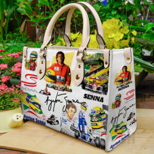 Ayrton Senna Leather Handbag