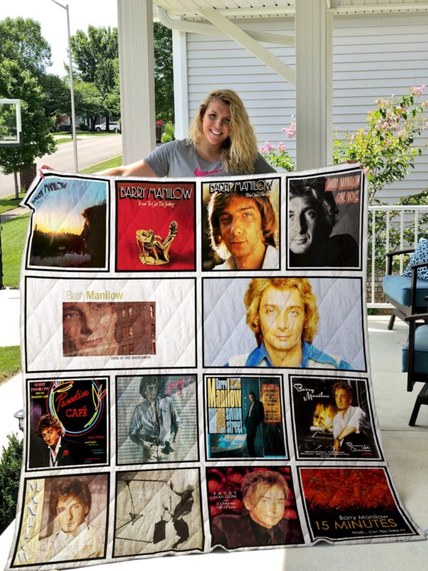 Barry Manilow Quilt Blanket 2