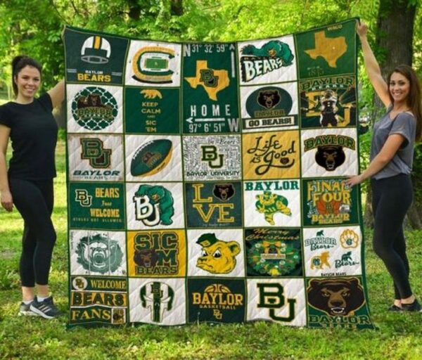 Baylor Bears Quilt Blanket 4