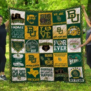 Baylor Bears Quilt Blanket 3