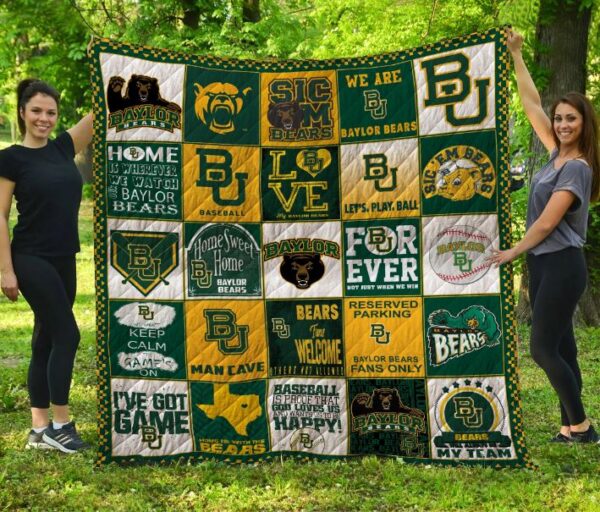 Baylor Bears Quilt Blanket 3