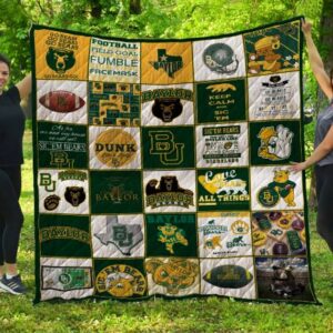 Baylor Bears Quilt Blanket 1