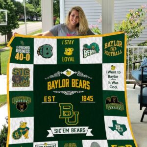 Baylor Bears Quilt Blanket 2