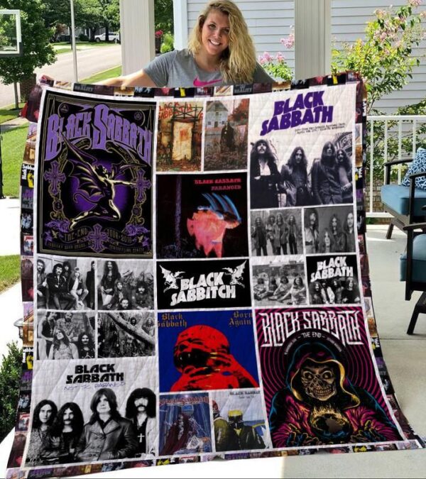 Black Sabbath Quilt Blanket 5