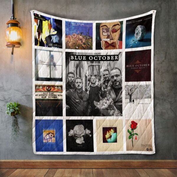 Blue October Quilt Blanket 4
