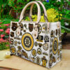 Boston Bruins Leather Handbag