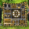 Boston Bruins Quilt Blanket 4