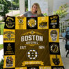 Boston Bruins Quilt Blanket 1