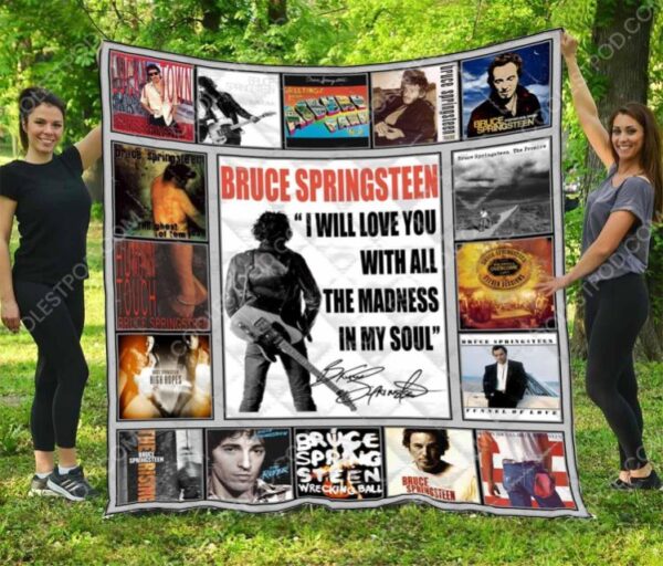 Bruce Springsteen Quilt Blanket 2