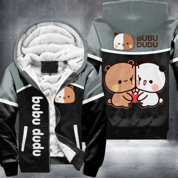 Bubu Dudu Fleece Zipper Hoodie 3