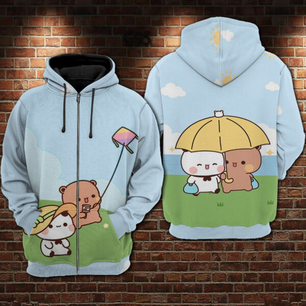 Bubu Dudu Hoodie Zip Hoodie 3D 2