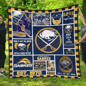 Buffalo Sabres Quilt Blanket V3