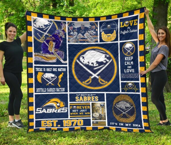 Buffalo Sabres Quilt Blanket V3