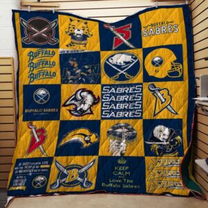 Buffalo Sabres Quilt Blanket 1