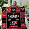 Carolina Hurricanes Quilt Blanket 3