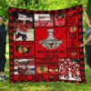 Chicago Blackhawks Quilt Blanket 4
