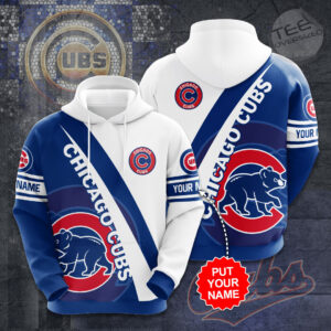 Chicago Cubs Hoodie Zip Hoodie 3D 1