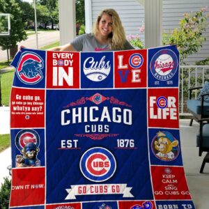 Chicago Cubs Quilt Blanket