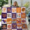 Clemson Tigers Quilt Blanket 1