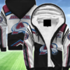 Colorado Avalanche Fleece Zipper Hoodie