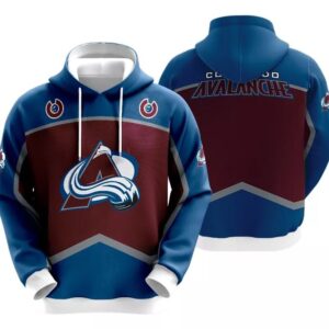 Colorado Avalanche Hoodie Zip Hoodie 3D