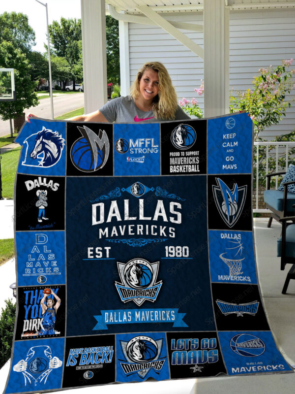 Dallas Mavericks Quilt Blanket 2