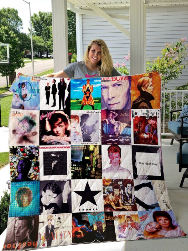 David Bowie Quilt Blanket 4