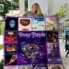 Deep Purple Quilt Blanket 3