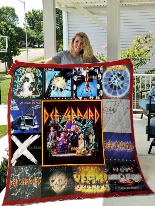 Def Leppard Quilt Blanket Ver 4