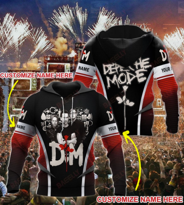 Depeche Mode Hoodie Zip Hoodie 3D 2