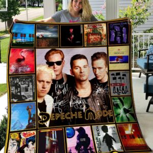 Depeche Mode Quilt Blanket 1